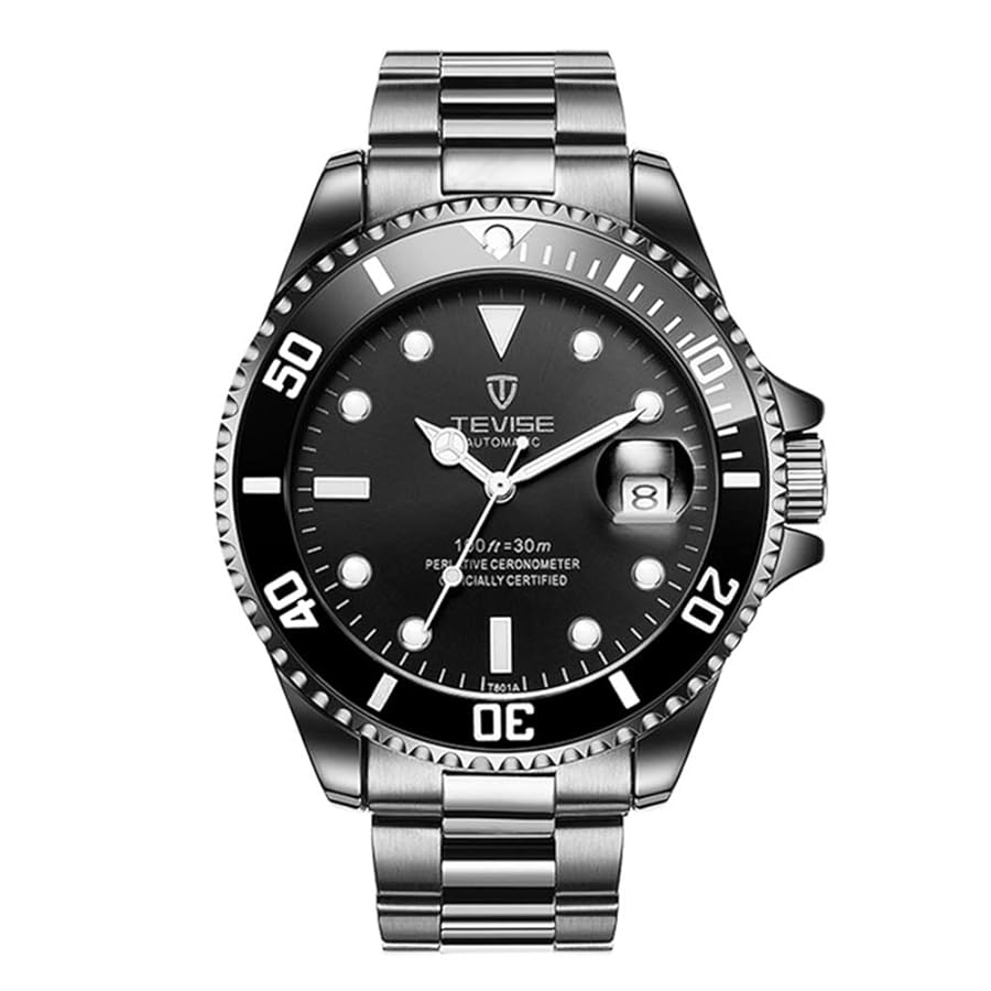 TEVISE 自動巻き腕時計 Amazon.com: TEVISE Luxury Men Buisness Automatic Watches